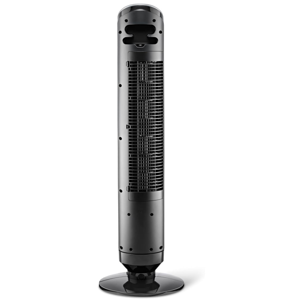 Ventilador de Torre, Estilo Moderno com Controle Remoto, Distância Máxima do Ar 8 Metros, 4 Velocidades, Temporizador de 24H e Oscilação de 90°, 110V 110v