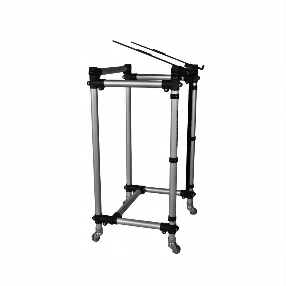 Miniatura Rack Para Mesa De Som Rt100 Titanium Racks Em Alumínio Fosco