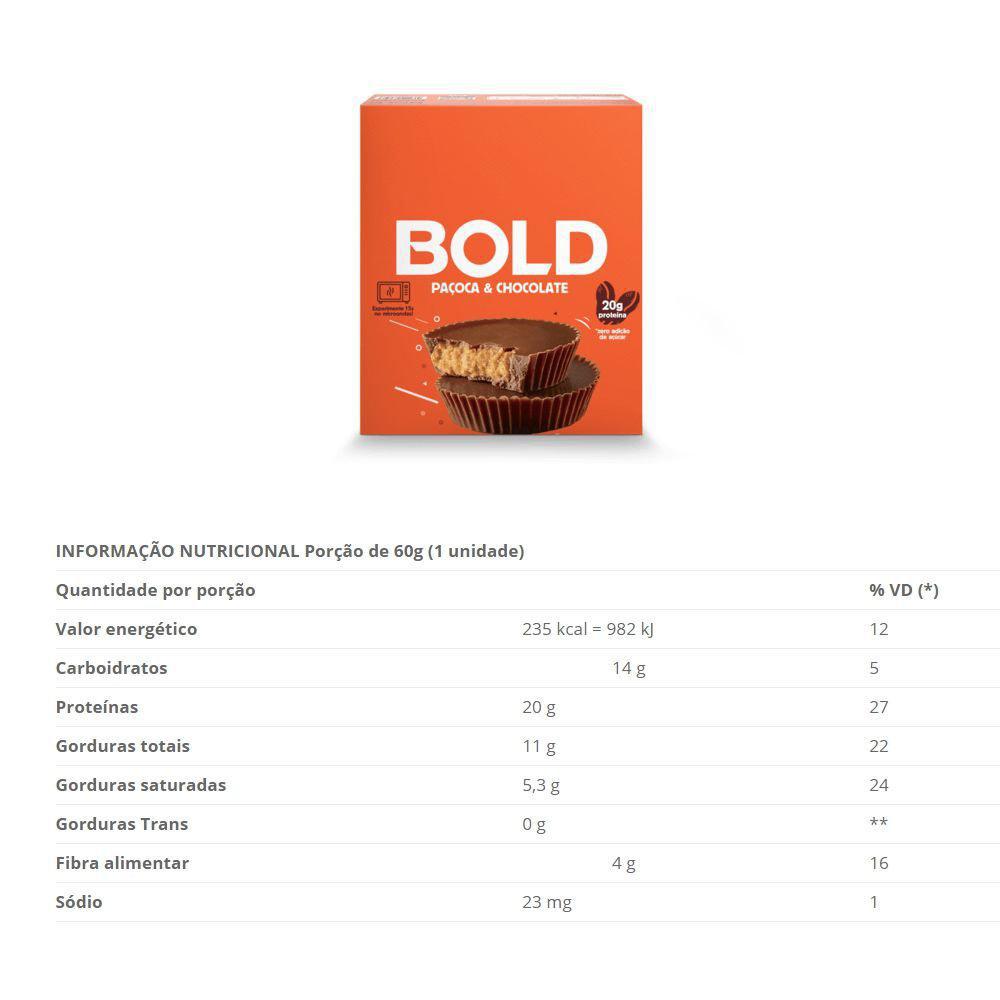Miniatura Bold Bar Paçoca 60G - 018