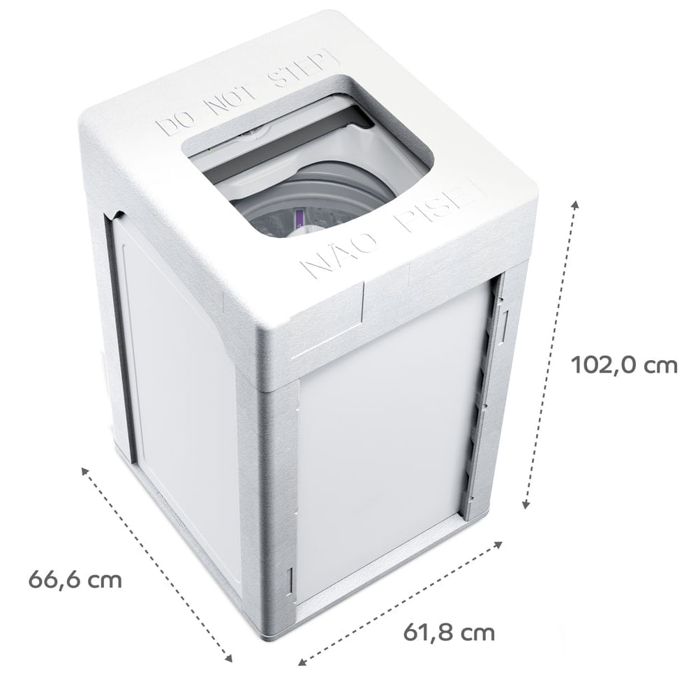 Máquina de Lavar Consul 12 kg Branca com Dosagem Econômica e Ciclo Edredom - CWH12BB 110V