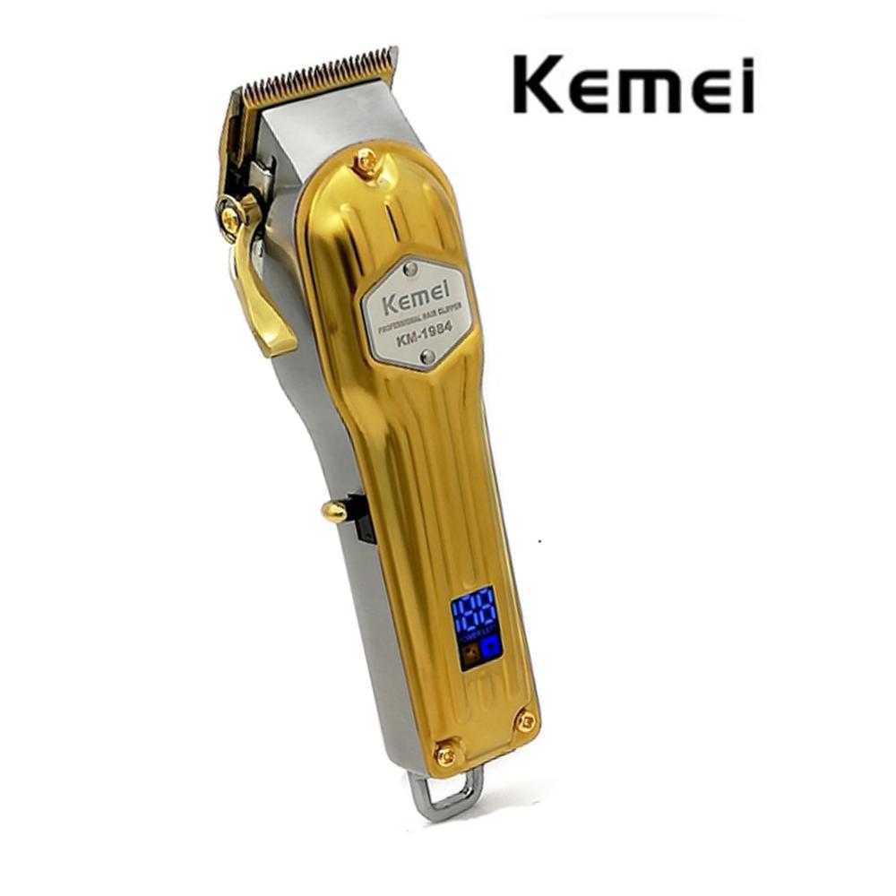 Miniatura Máquina Kemei De Corta Cabelo Recarregável Km 1984