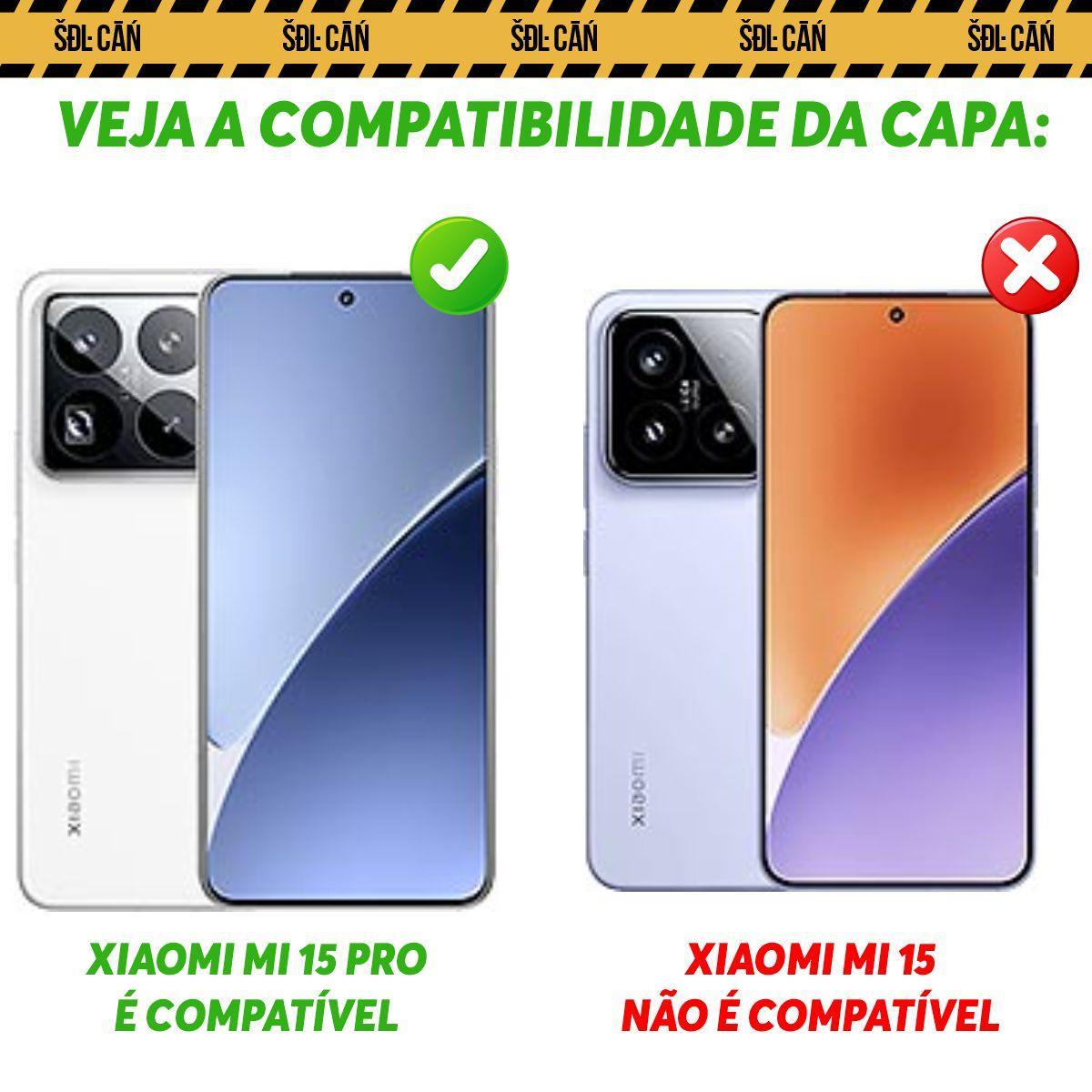 Miniatura Capa Capinha Case Para Xiaomi Mi 15 Pro - Protetora Militar