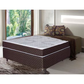 Miniatura Colchão Casal Umaflex Orleans com Molas Ensacadas 20x138x188cm - Marrom/Branco