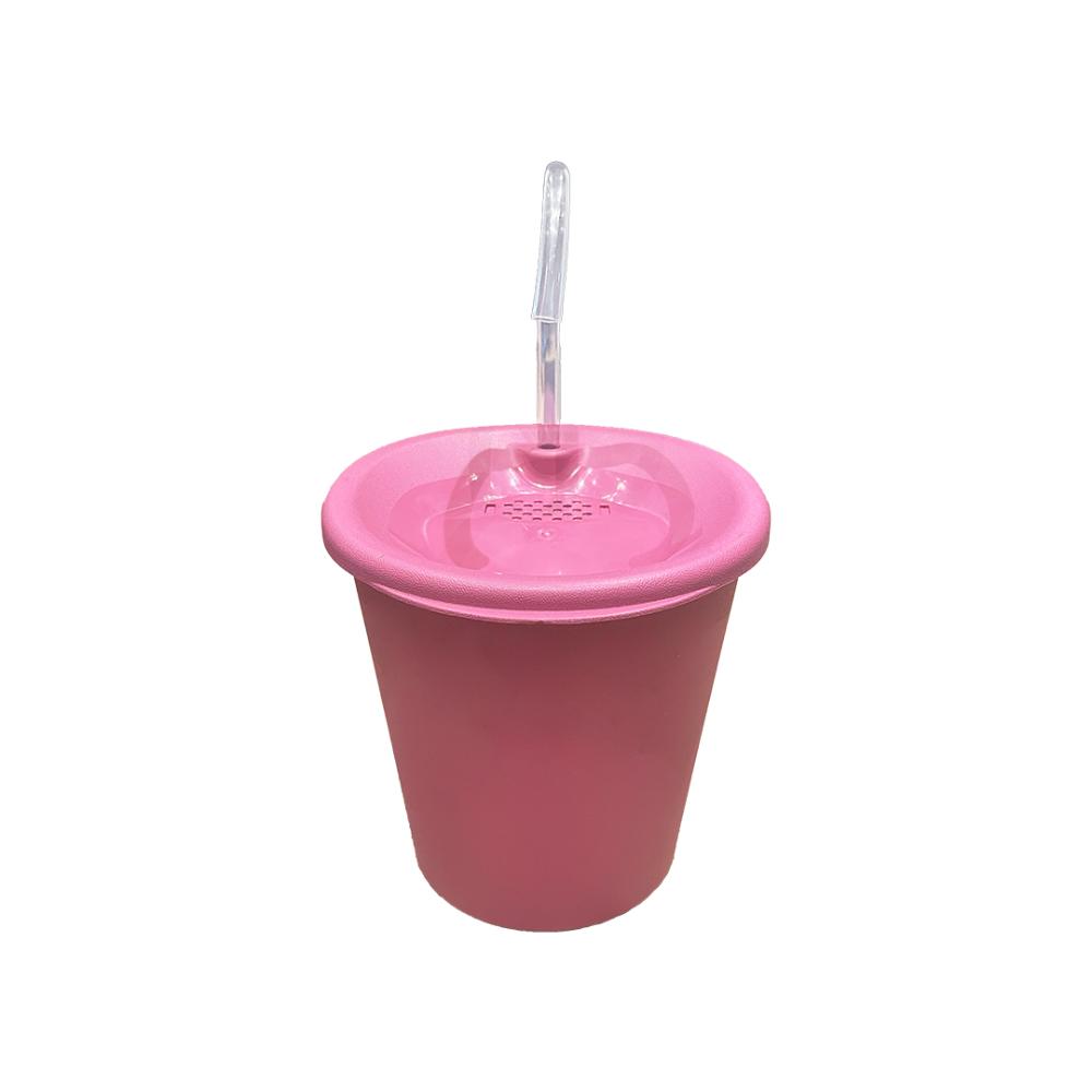 Fonte Bebedouro Elevado Meau Rosa para Cães e Gatos - Bivolt