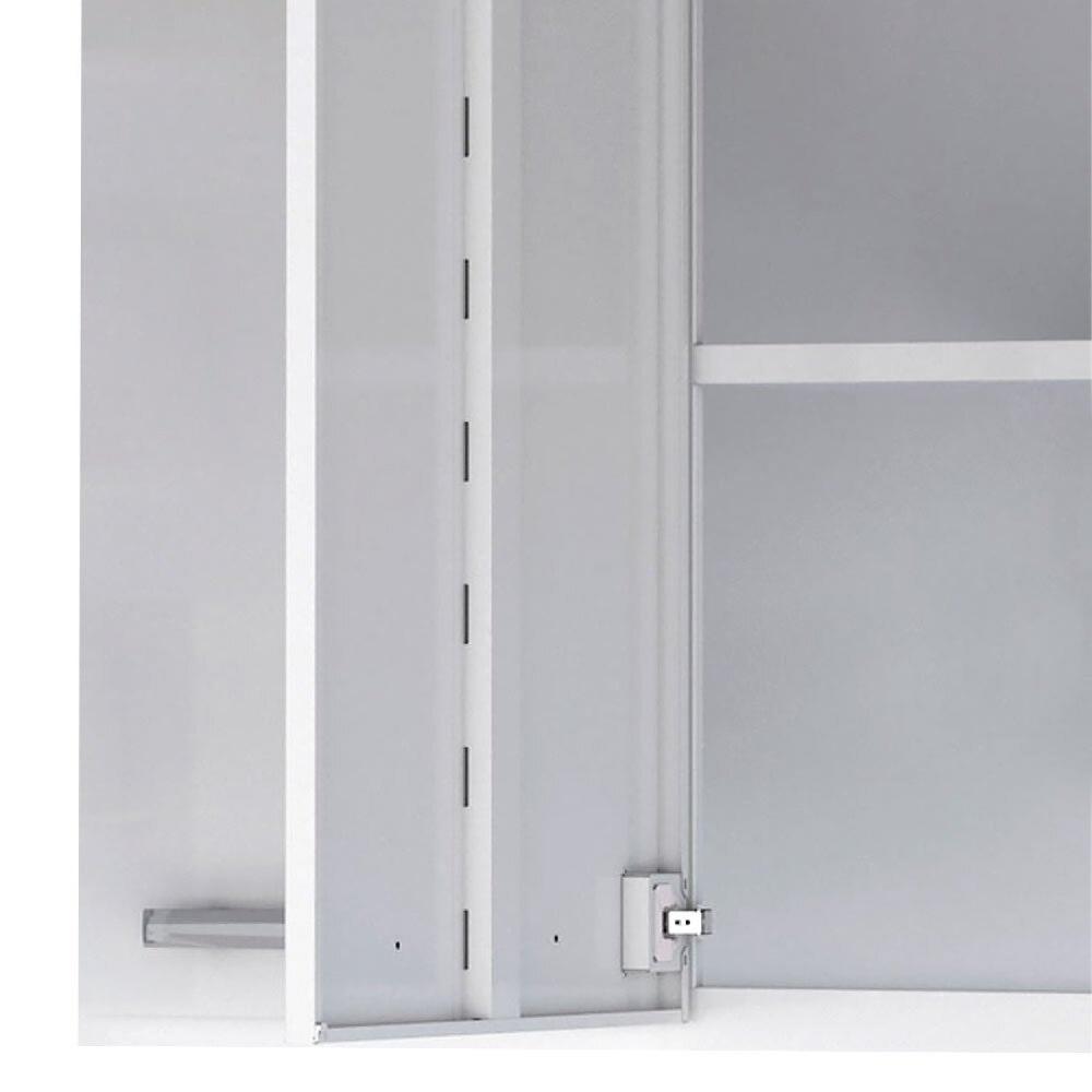 Miniatura Armário Aéreo de Cozinha em Aço 180cm 3 Portas Vênus Cozimax Branco