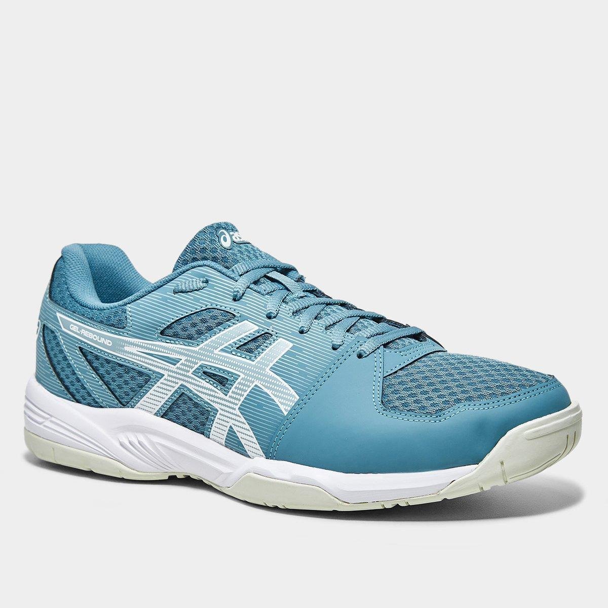 Miniatura Tênis Asics Gel-Rebound Masculino Azul+Branco - 39