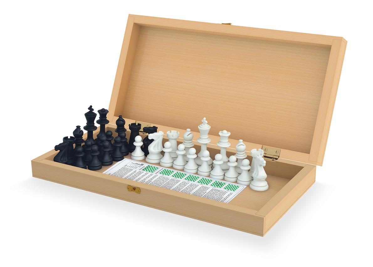 Miniatura Jogo De Tabuleiro Xadrez Oficial Em Madeira Dobrável
