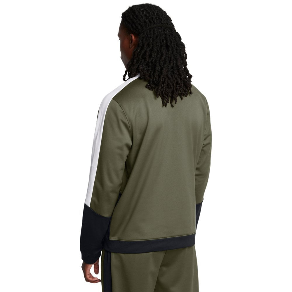 Miniatura Jaqueta de Treino Masculina Under Armour Tricot Fashion Verde - P