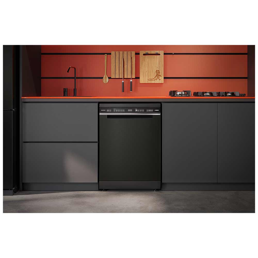 Miniatura Lava-Louças Brastemp Eclipse Collection Black Stainless com 15 Serviços, 05 Programas de Lavagem - BLF62AP 110
