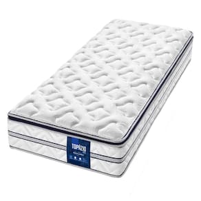 Miniatura Cama Box de Solteiro AmericanFlex Topázio Gel com Pillow Top e Molas Ensacadas 67x88x188cm