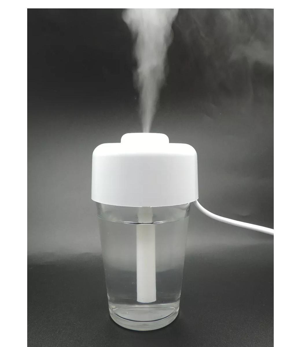 Miniatura Umidificador De Ar Portátil Usb Fresh On Branco 5V bivolt