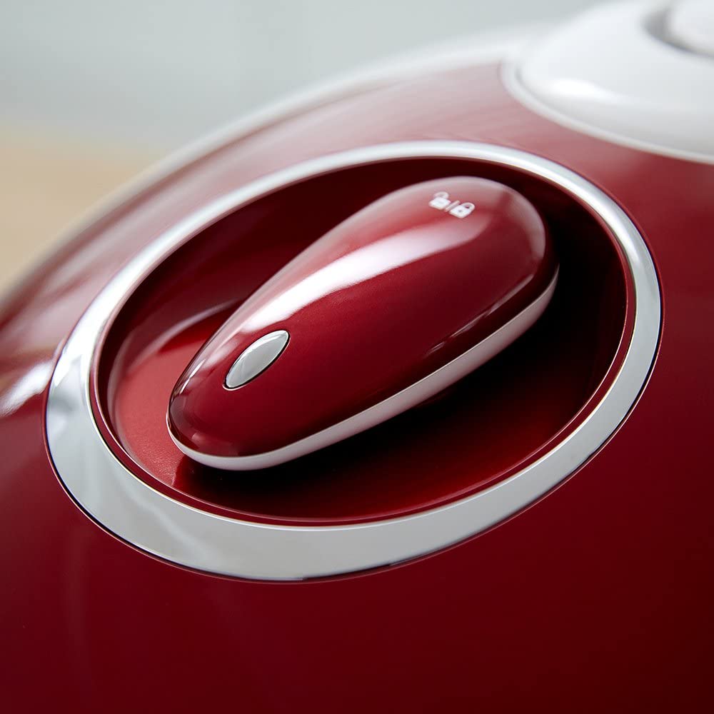 Miniatura Cuckoo multifuncional e programável panela elétrica de arroz 6 xícaras e algoritmo de cozinha inteligente vermelho