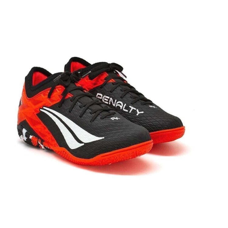 Miniatura Tenis Futsal Penalty RX Locker Y - PTO/BCO/CRL 37