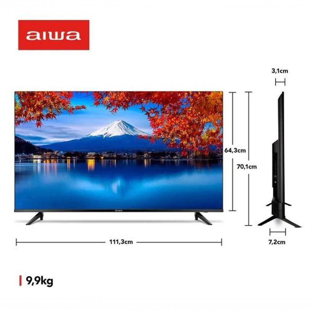 Miniatura Smart Tv Aiwa 50" Android 4k Borda Ultrafina Hdr10 Dolby áudio Aws-tv-50-bl-02-a Preto Bivolt