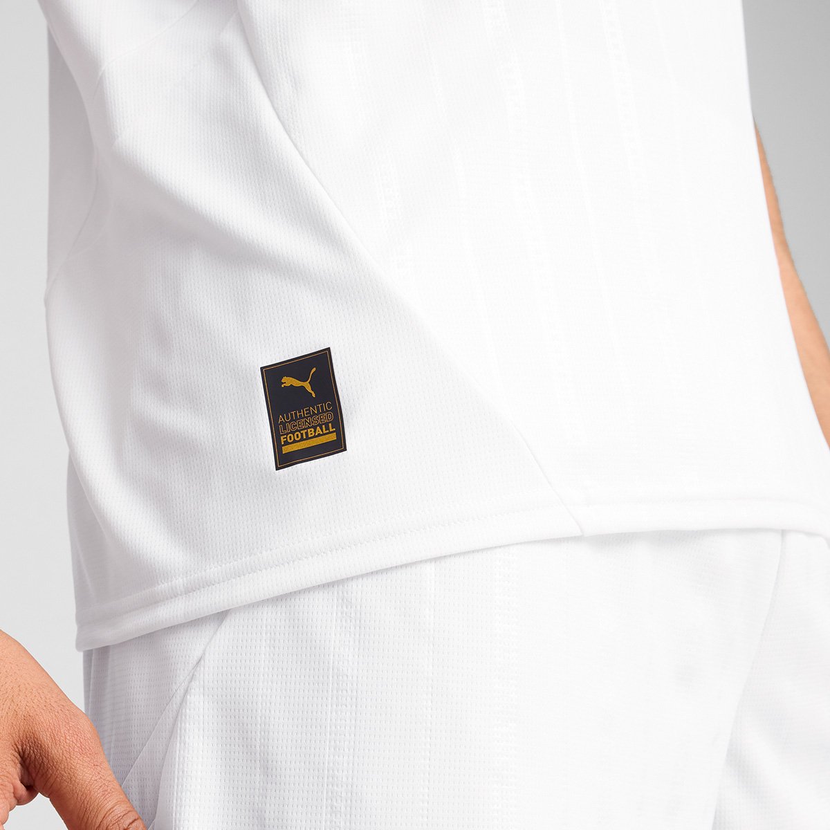 Miniatura Camisa Milan Away 24/25 s/nº Torcedor Puma Masculina Branco - EGG