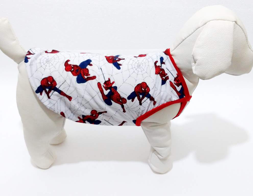 Miniatura Camiseta Estampa Homem Aranha branca Tamanho GG