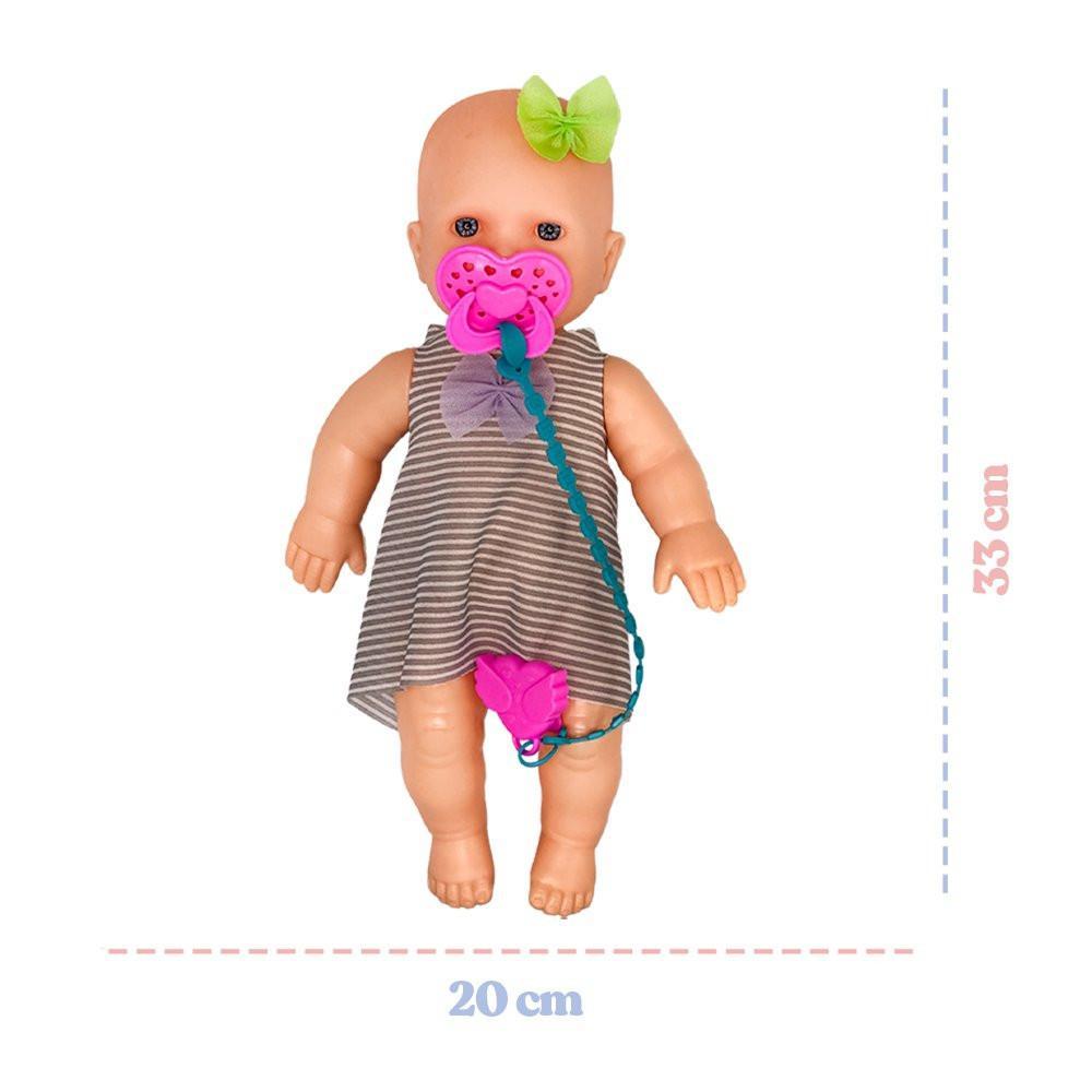 Miniatura Boneca Babidu Faz Xixi na Fralda - Brinquedo Educativo