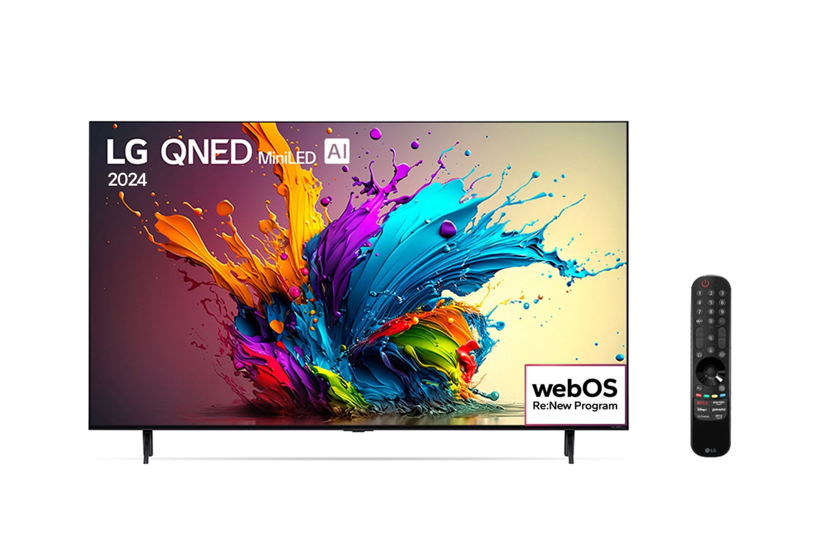 Miniatura Smart TV 4K LG QNED MiniLED QNED90 de 86 polegadas 2024