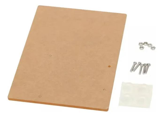 Miniatura Base Acrílica Para Fixar Placa Arduino Uno E Protodoard C/