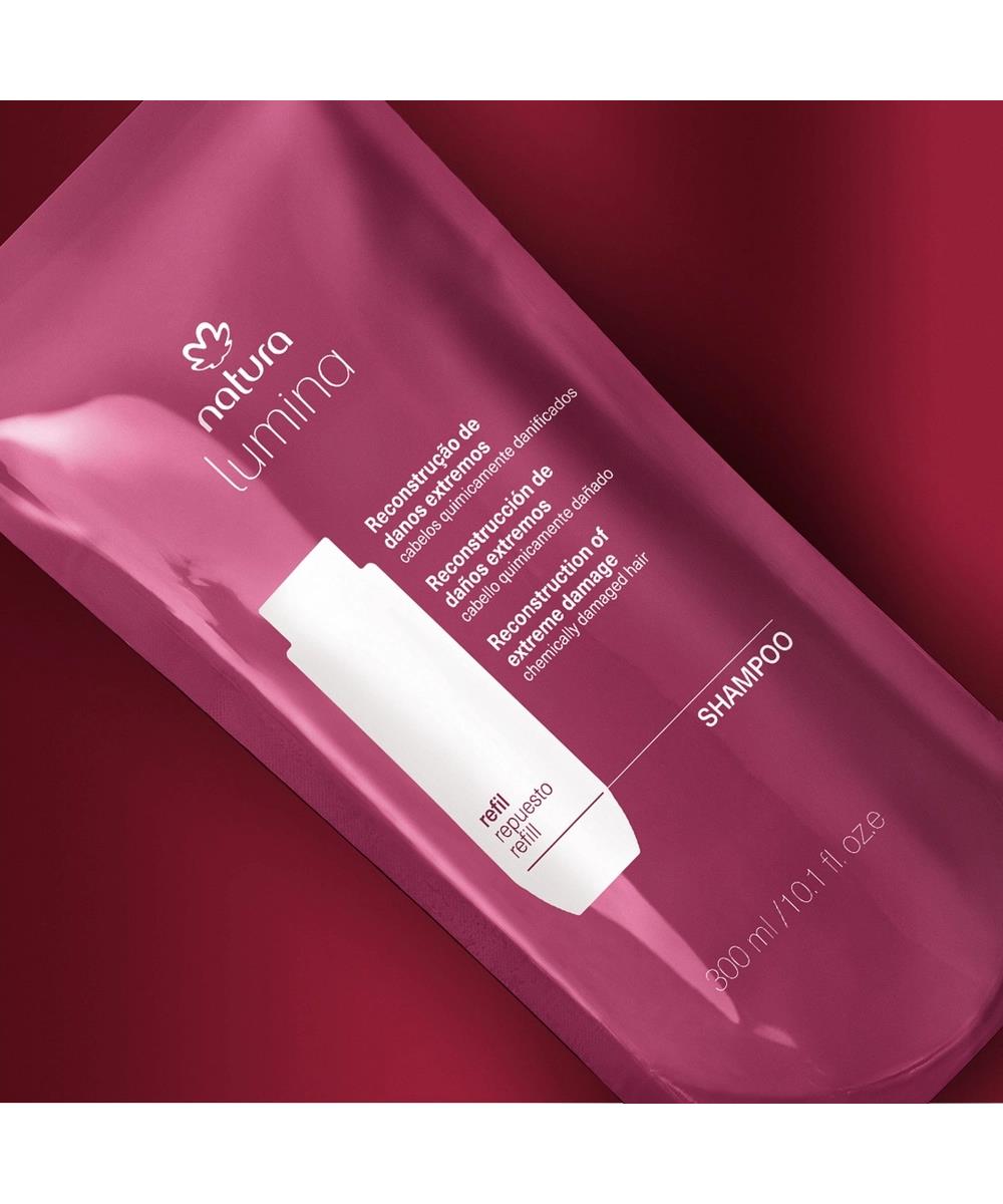 Miniatura Refil Natura Lumina Shampoo Reconstrução Danos Extremos 300ml