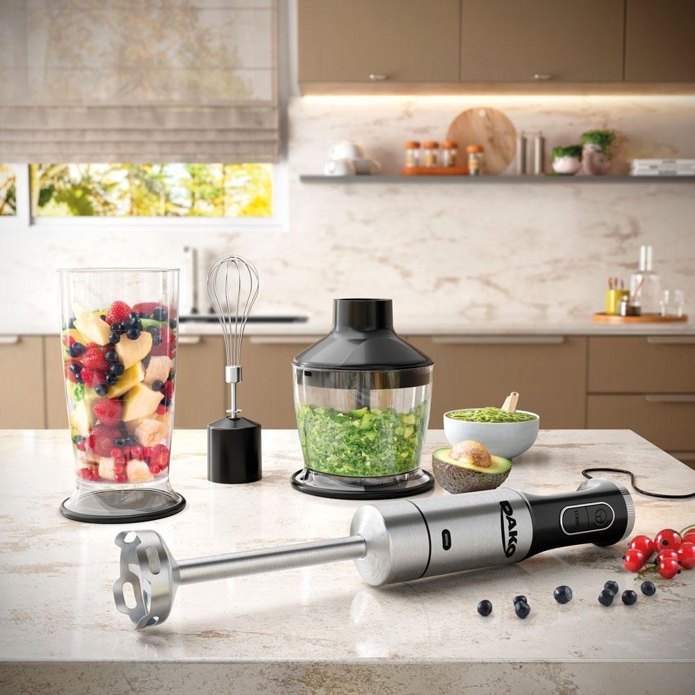 Mixer Dako 3 Em 1 800W Função Turbo Preto E Inox 110V