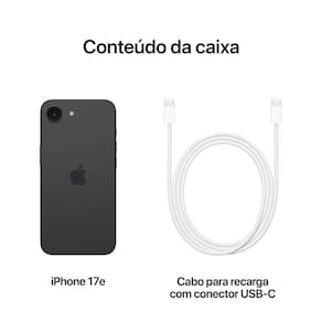 Apple iPhone 17e 256GB 6,1” 48MP Preto
