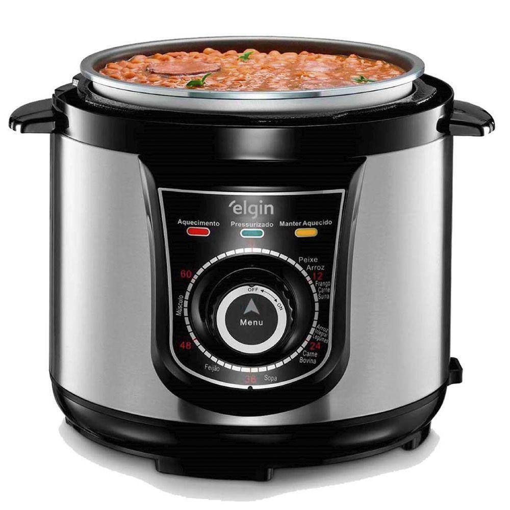 Miniatura Panela De Pressão Elétrica Elgin 4l Inox - 110v
