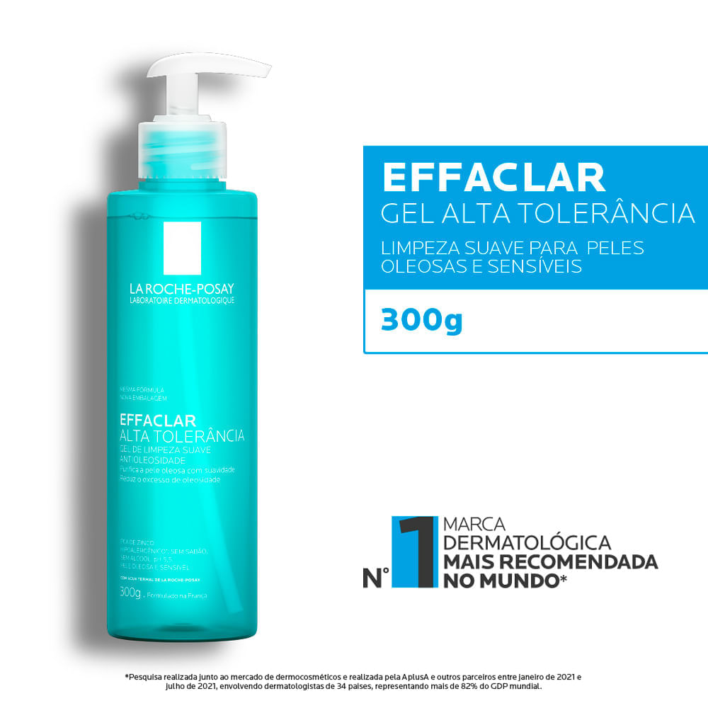 Miniatura Gel de Limpeza Facial Effaclar Alta Tolerância La Roche-Posay 300g