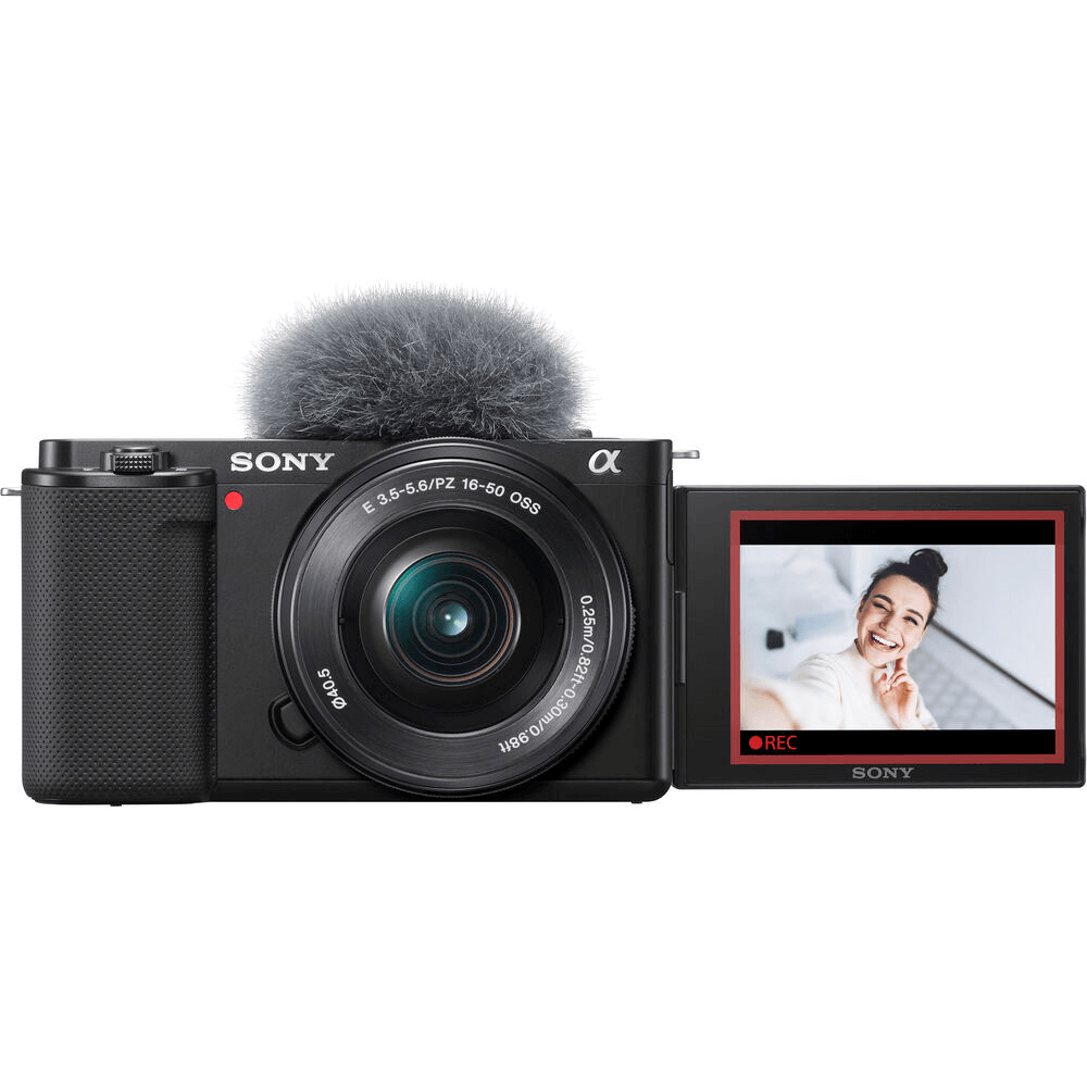 Miniatura Câmera Sony ZV-E10 Mirrorless 4K com Lente 16-50mm (Preta)
