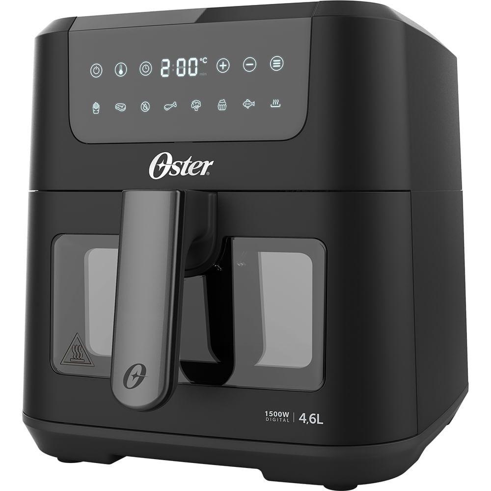 Miniatura Kit Digital Oster - Fritadeira Clear E Chaleira 1,7L Black 110V