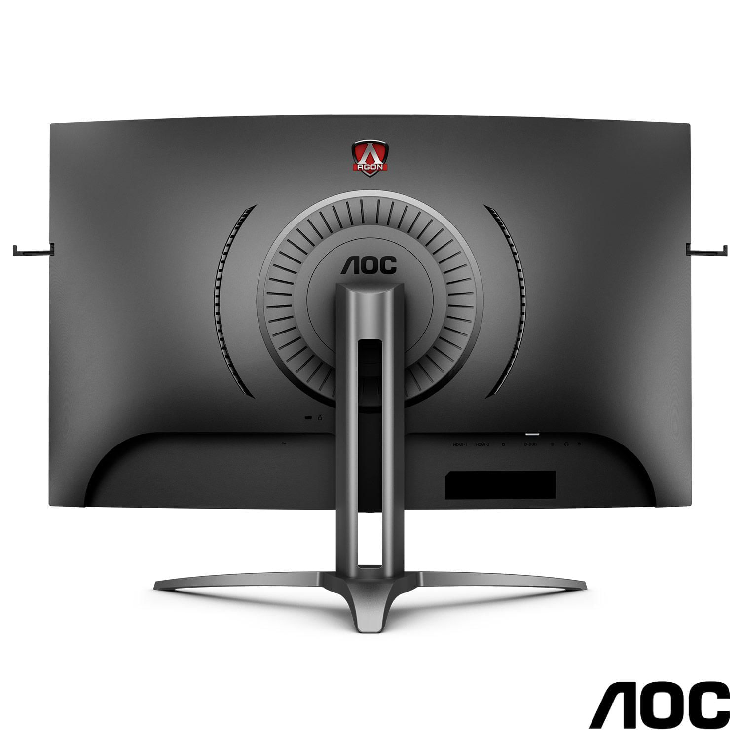 Miniatura Monitor Gamer 31,5" AOC Agon Curved Widescreen LED de 165Hz e 1ms, Painel VA, FreeSync - AG323FCXE Bivolt