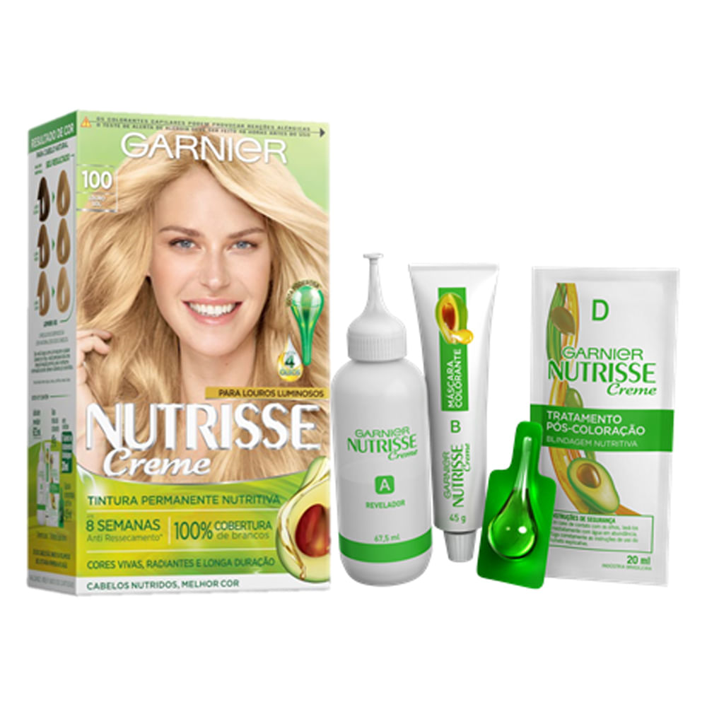 Miniatura Coloração Nutrisse Garnier 100 Sol Louro