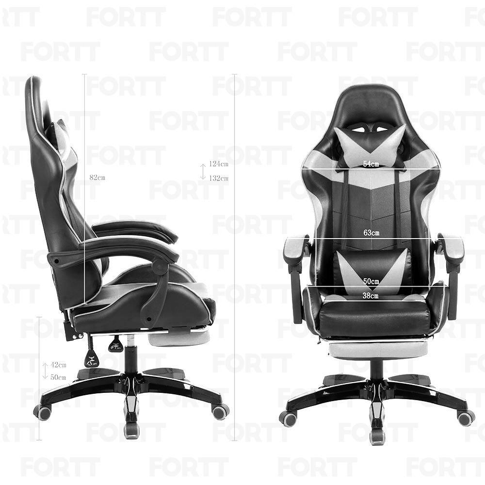 Miniatura Cadeira Gamer Fortt Trieste Branca - Cgf002-b