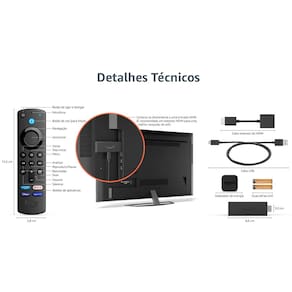 Fire TV Stick Amazon com Alexa e Controle Remoto Full HD - 2021