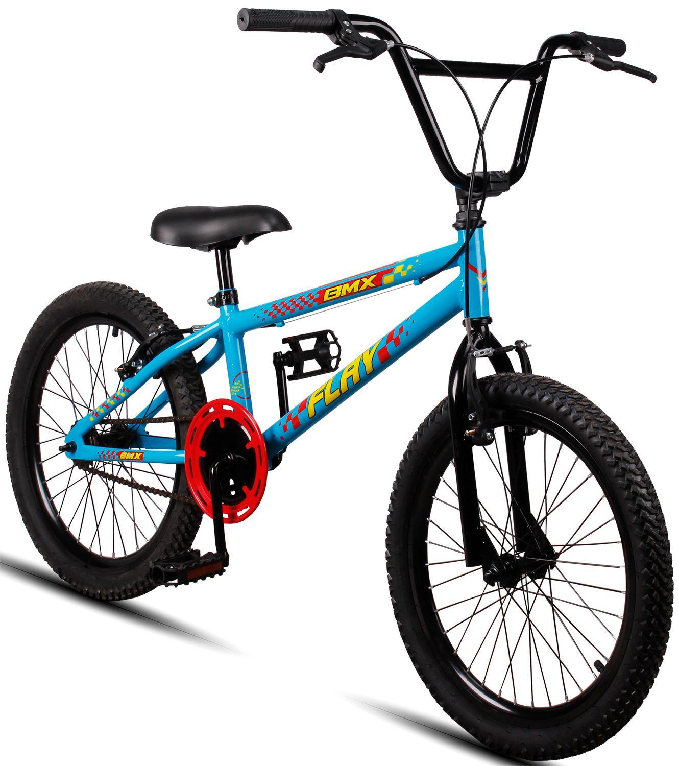 Miniatura Bicicleta Aro 20 Bmx Infantil Flay Aro Aero - Azul Claro