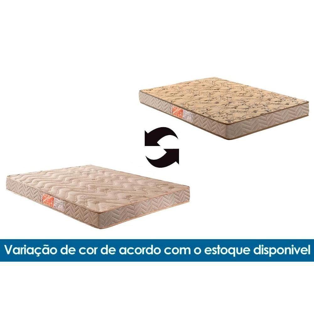 Miniatura Cama Box Solteiro: Colchão Espuma D33 Paropas Pasquale Wave Clean + Base Crc Suede Clean (78x188)