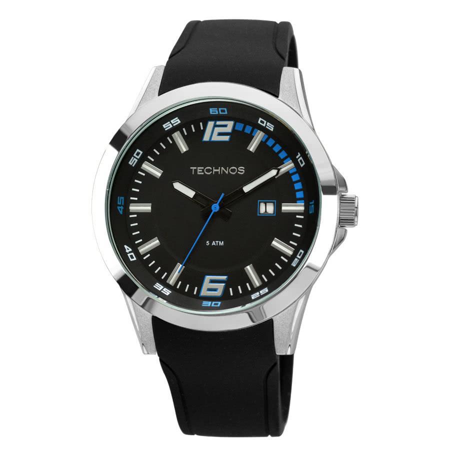 Miniatura Relógio Technos Masculino Performance Racer 2115kpt/8a Preto - Relógio - Masculino - Performance - Technos - Silicone - Analógico - 2115kpt