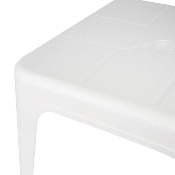 Miniatura Mesa De Plástico De Apoio Multiuso Branca 43X51Cm Mor