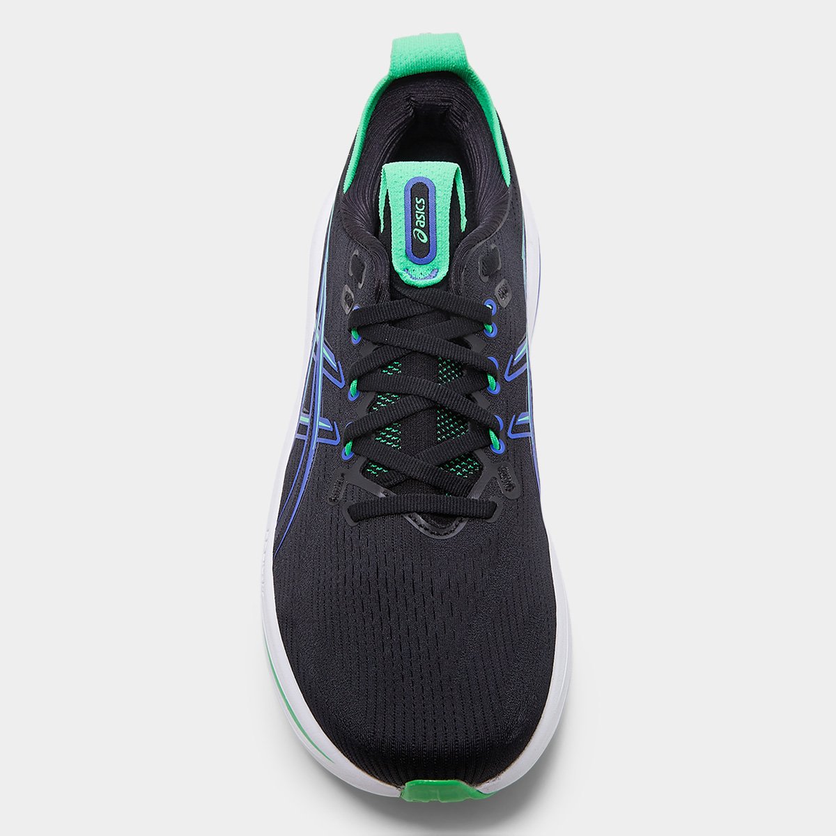 Miniatura Tênis Asics Gel-Nimbus 28 Masculino Preto+Azul - 38