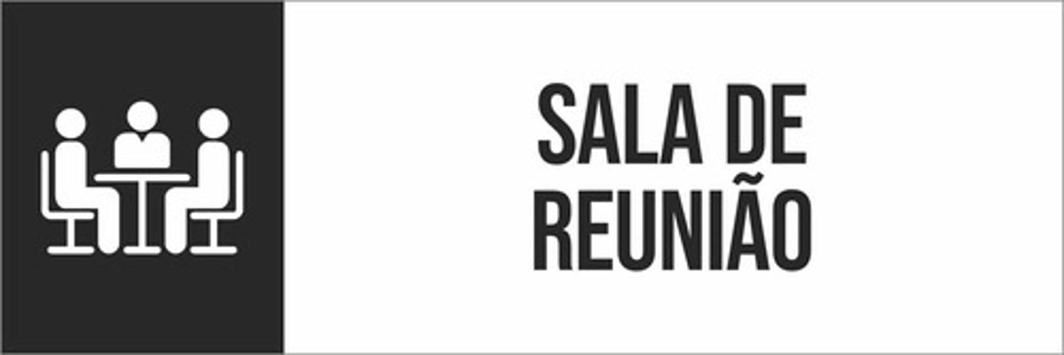 Miniatura Placa Setor Ícone - Sala De Reunião 30X10
