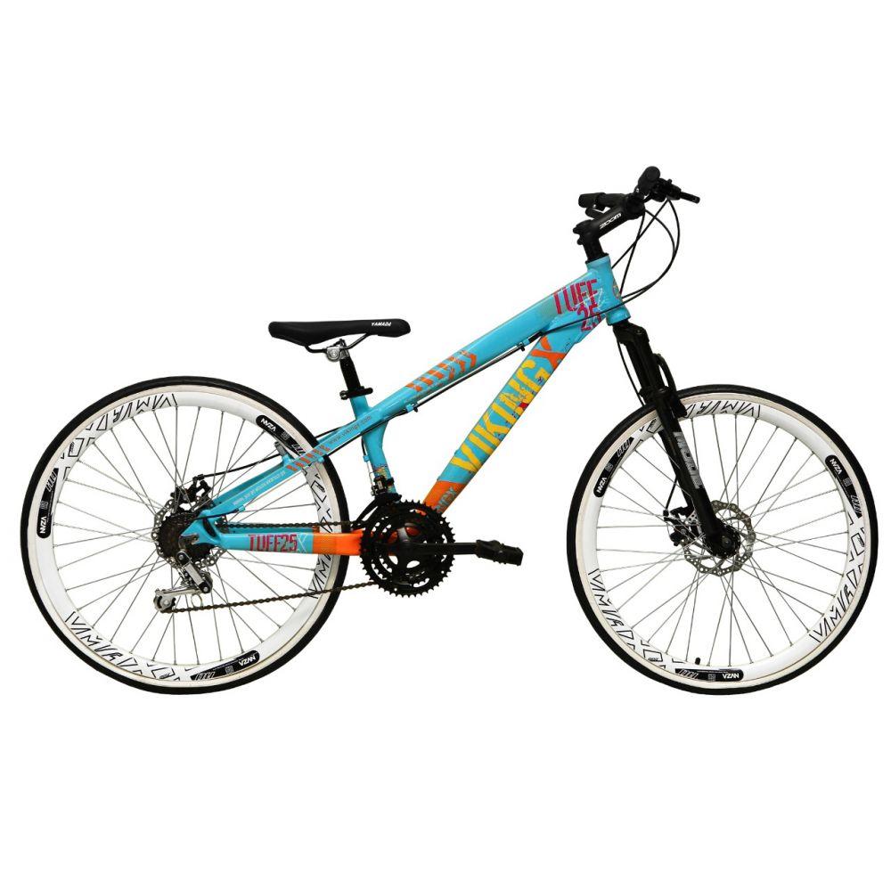 Miniatura Bicicleta Aro 26 Vikingx 21v Alumínio Freeride Freio A Disco
