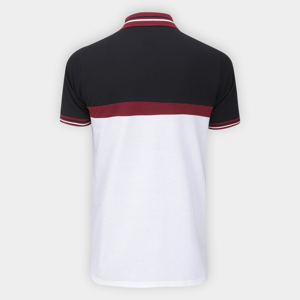 Miniatura Camisa Polo São Paulo Winner Masculina Preto+Branco - EGG