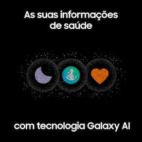 Smartwatch Samsung Galaxy Watch7 BT 40mm Tela Super AMOLED de 1.31", Bluetooth, Wi-Fi, GPS, NFC e Google Wear OS - Verde