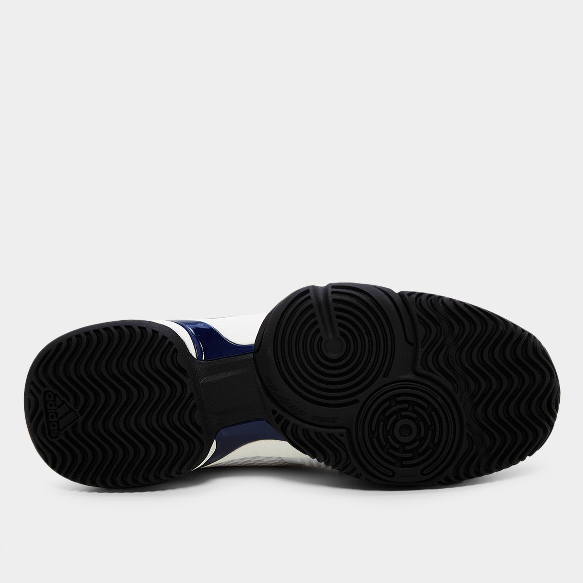 Miniatura Tênis Infantil Adidas Barricade Branco+Azul - 33
