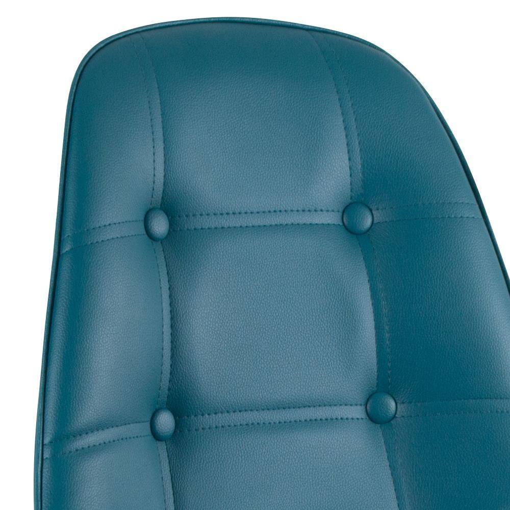 Miniatura 6 X Cadeiras Botonê Clara Turquesa