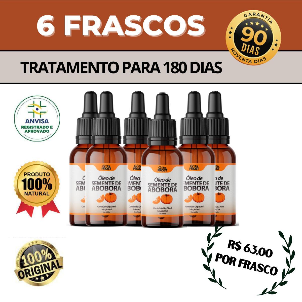 Gota Prost + Active Suplemento Contra Glândula Inflamada 6Un