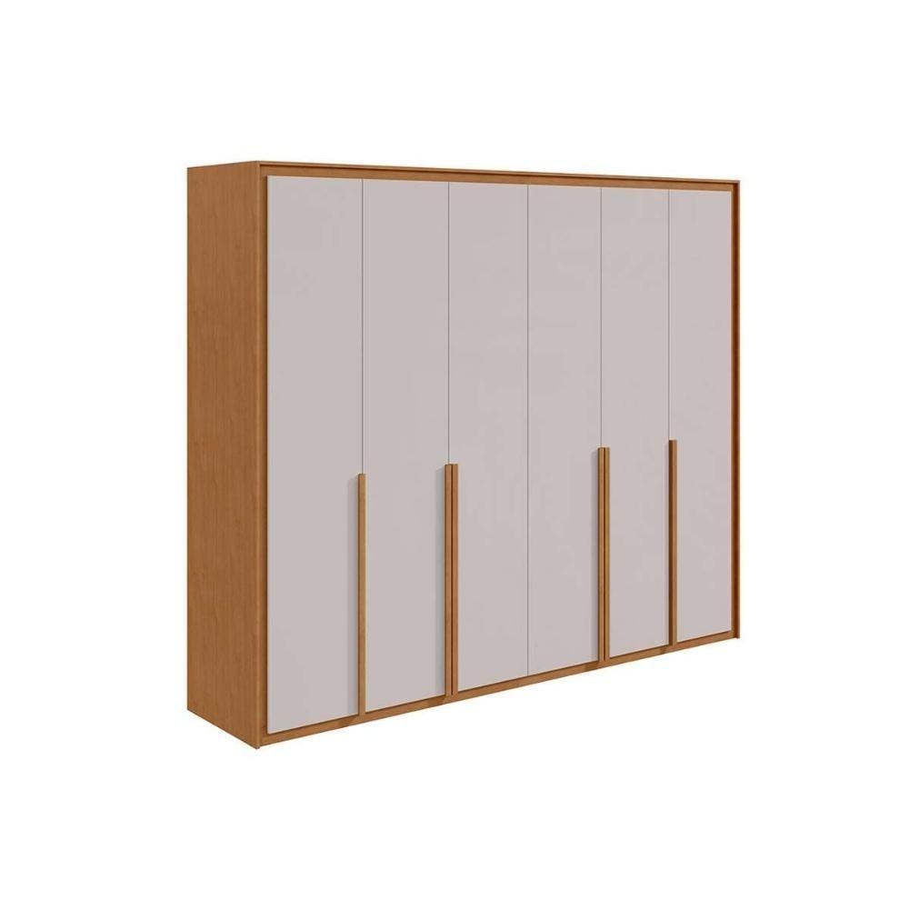 Miniatura Guarda Roupa 6 Portas E 6 Gavetas Imperatore Amêndoa - Lopas