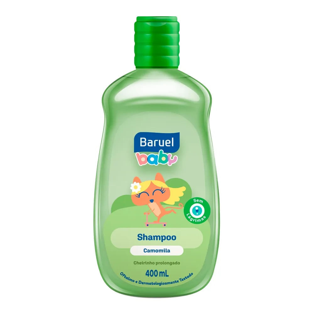 Miniatura Shampoo Infantil Baruel Baby Camomila 400ml