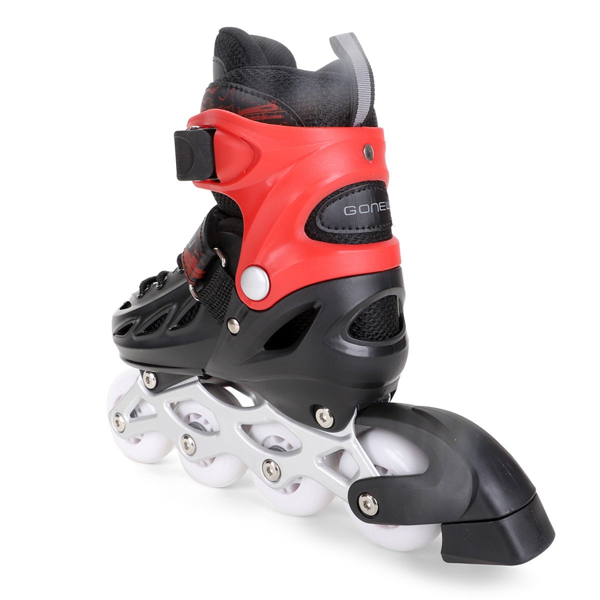 Miniatura Patins Gonew Fitness Flexx Pró InLine ABEC-9 - 64MM Vermelho - 31/34