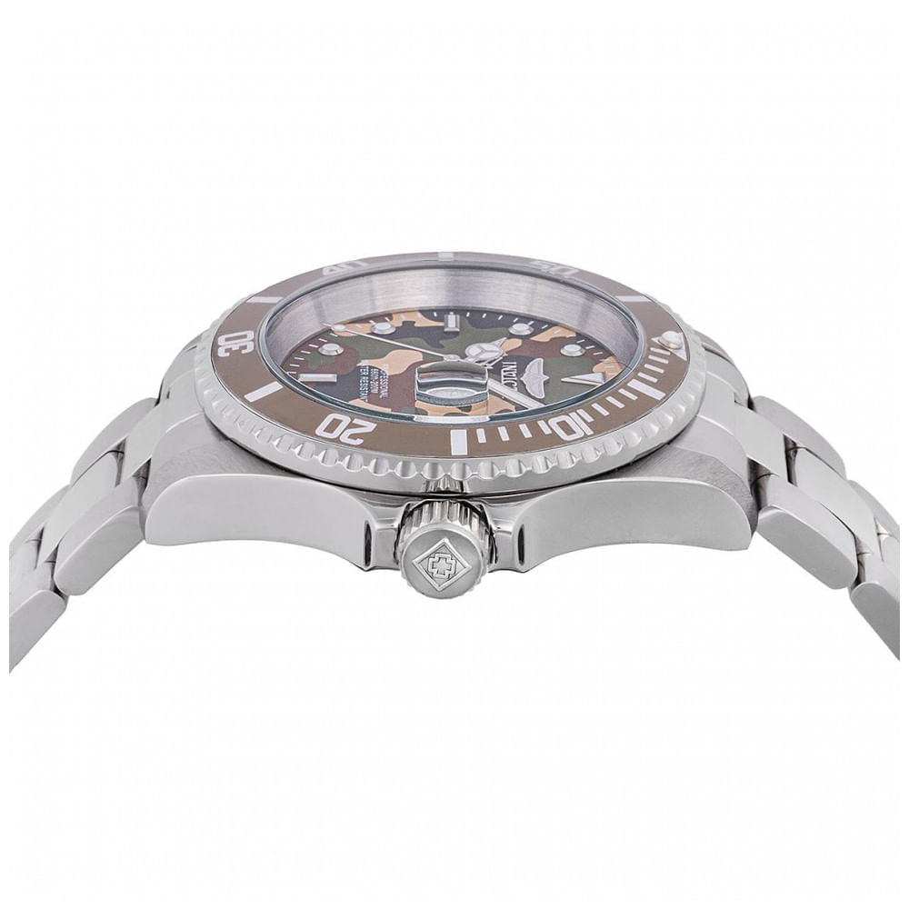 Miniatura Relógio Masculino Invicta Pro Diver 40mm em Aço 48567